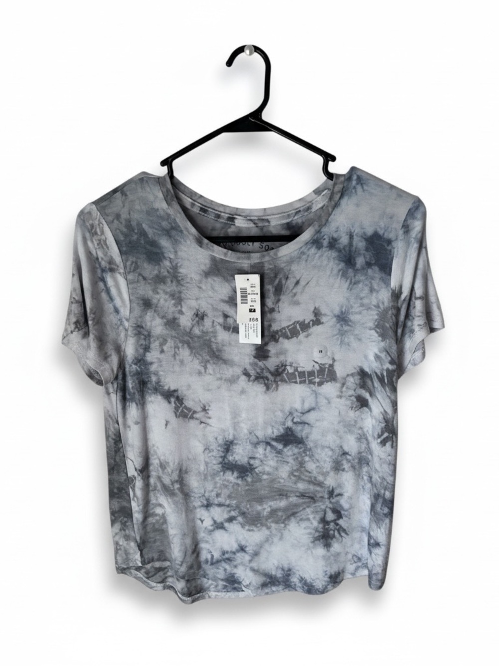 Everyday Tie-Dye Crewneck Tee - Gray